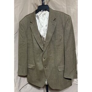 JoS. A. Bank  Brown Suit Jacket 46R , 100% Wool,  2 Button‎